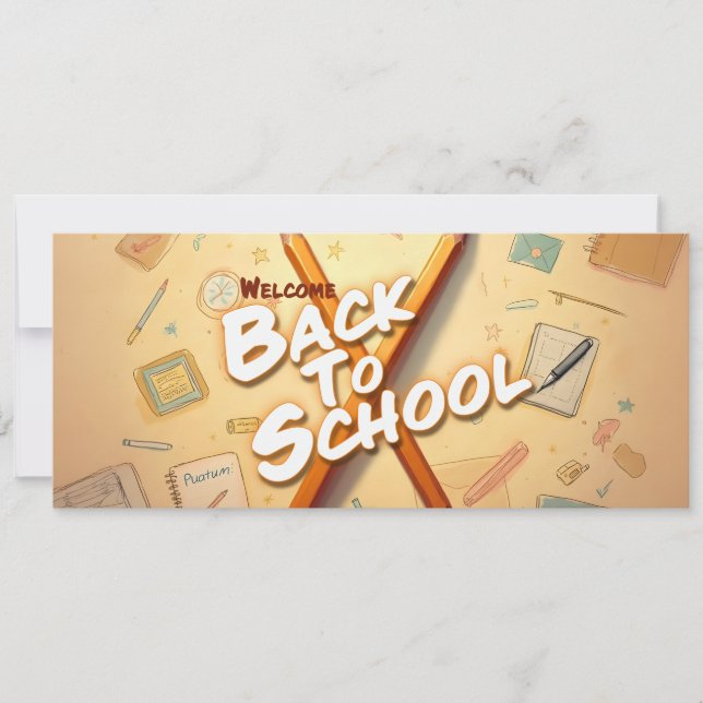 Bem-vindo de Volta à Escola – Design de Arte com L (Frente)