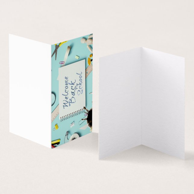 Bem-vindo de volta à escola - Estilo de notebook c (Interior e exterior)