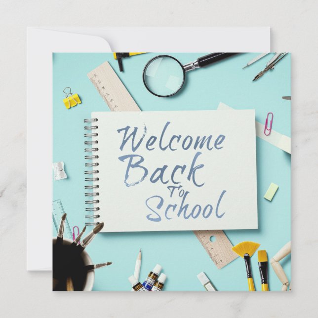 Bem-vindo de volta à escola - Estilo de notebook c (Frente)