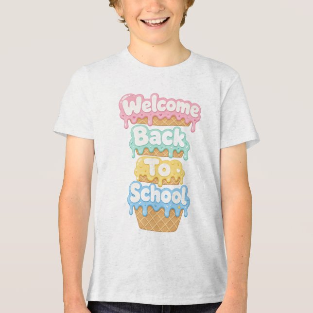 Bem-vindo de Volta ao Clipart Escolar, Casquinha d (Frente)