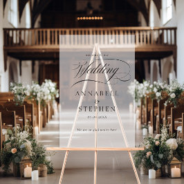 Bem-vindo! Moderno, Caligrafia, Casamento