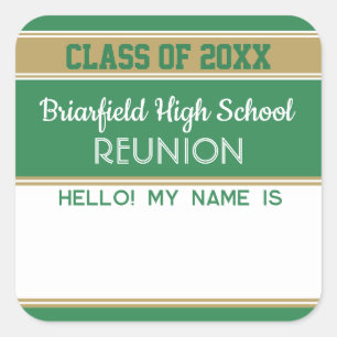 Bem-vindo! Vinheta de nome de etiqueta de Reunião 