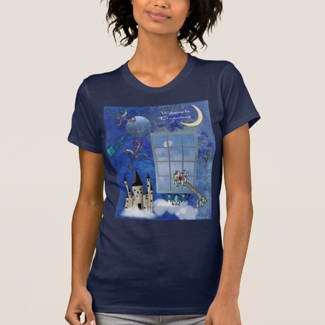 Bem-vindos à camiseta das mulheres da Dreamland (Frente)