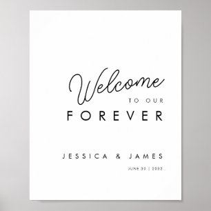Bem-vindos à nossa Poster de Boas-vindas do Foreve