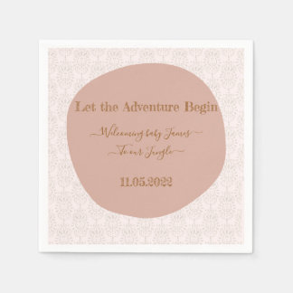 Bem-vindos aos guardanapos chás de fraldas da selv