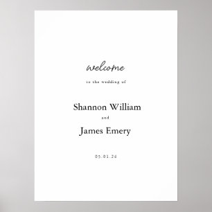 Bem-vindos, Poster azul empoeirado, sinal de boas-