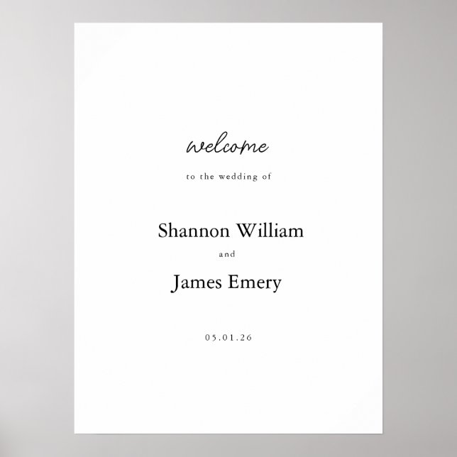 Bem-vindos, Poster azul empoeirado, sinal de boas- (Frente)