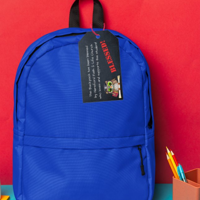 Bênção da Etiqueta de Oração da Igreja das Mochila (Criador carregado)