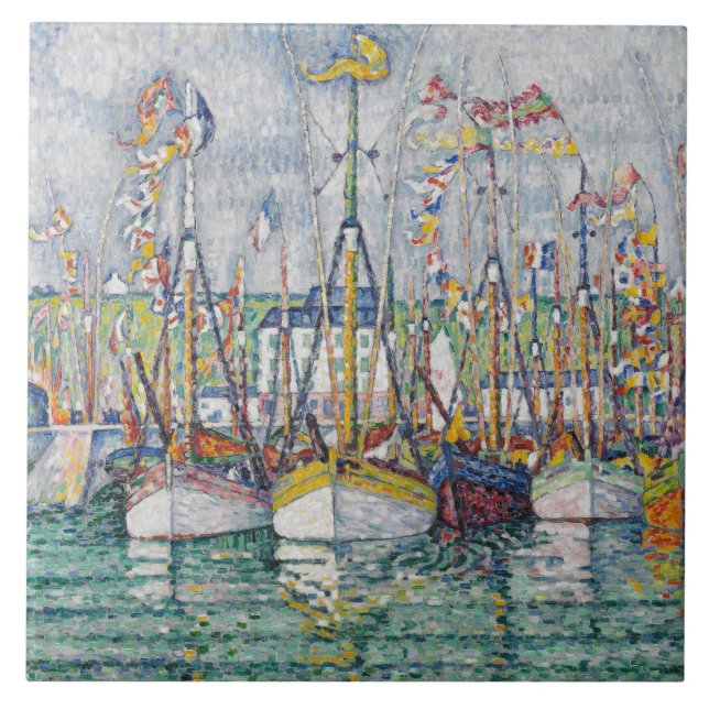 Bênção da frota do atum em Groix, 1923 (Frente)