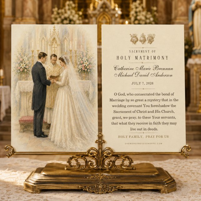 Bênção do Casamento Católico Favor da Oração de Ca (Criador carregado)