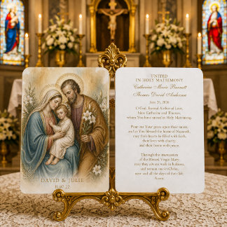 Bênção do Casamento da Sagrada Família Presente de