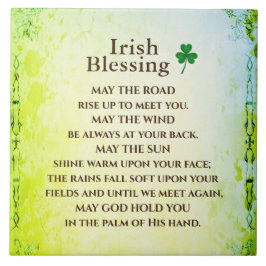 Bênção irlandesa, que a estrada se erguesse para t