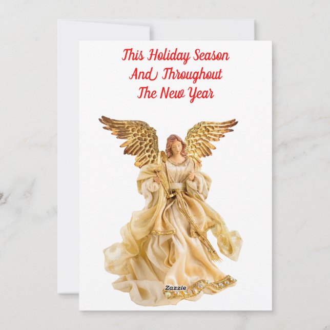 Bênçãos ao Cartão de Natal (Verso)