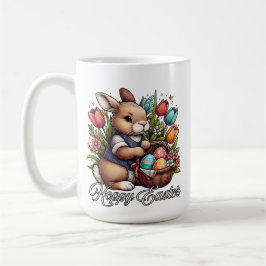 Bênçãos da Páscoa - Caneca de Café Feliz Páscoa