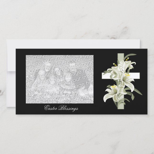 Bênçãos da Páscoa do cartões de fotos (Frente)