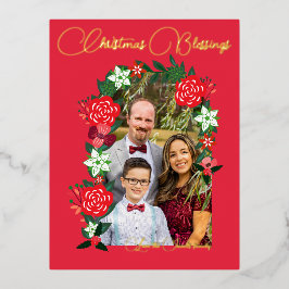 Bênçãos de Natal Floral