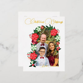 Bênçãos de Natal Floral