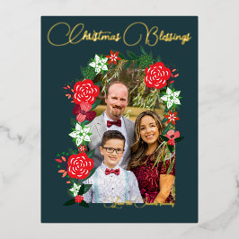 Bênçãos de Natal Floral
