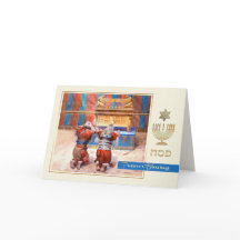 Bênçãos de Páscoa. Cartão de saudação de arte