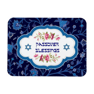 Bênçãos do Passover. Shalom em ímãs do presen