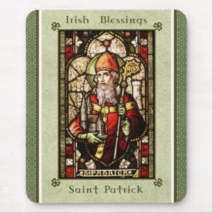 Bênçãos irlandesas MousePad de Patrick de santo