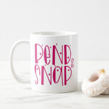 "Bend & Snap." Caneca