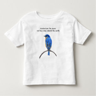 Bendito é a camiseta Meek Bluebird Toddler
