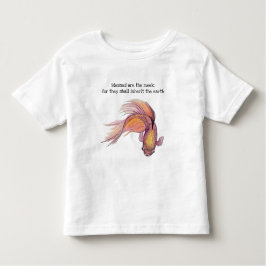 Bendito é a camiseta Meek Fish Toddler