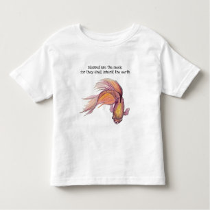 Bendito é a camiseta Meek Fish Toddler