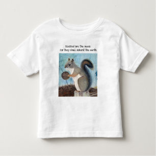 Bendito é a camiseta Meek Squirrel Toddler