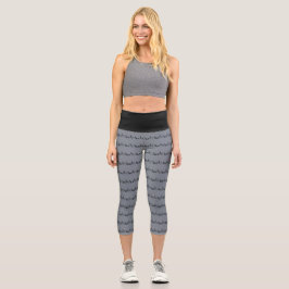 Bendy Bones -Funny Yogi Skeletons- Gray Activewear