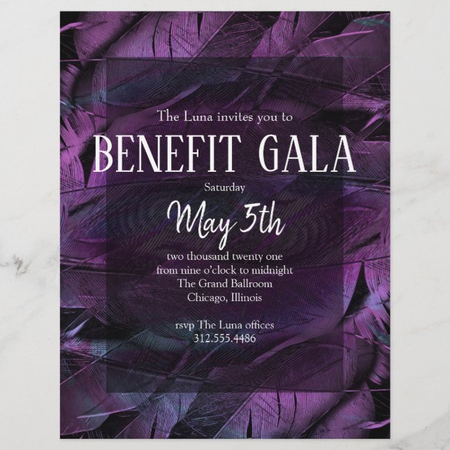 Benefit Gala New Years Party Flyer (Frente)