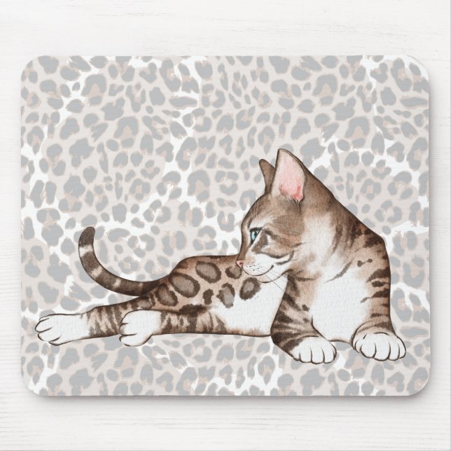 Bengal Cat Mousepad (Frente)