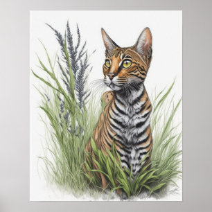 Bengala Pet Cat Poster