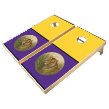 Bengala Tiger Purple e Yellow Cornhole