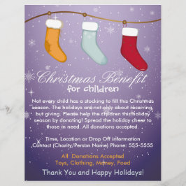 Benifit de Natal para Meninos Flyer