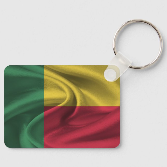 Benin Flag Chaveiro (Frente)