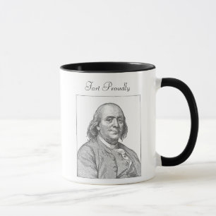 Benjamin Franklin Fart orgulhosa caneca