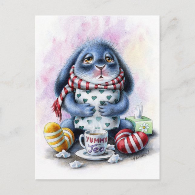 Benny Blue - Cartão postal de melhoras (Frente)