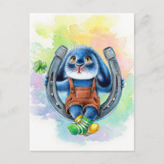 Benny Blue - Cartão postal ferradura da sorte