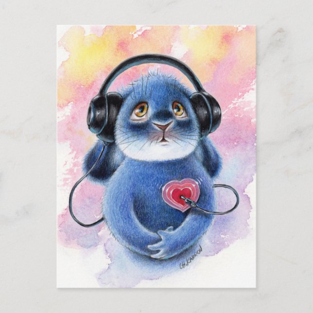 Benny Blue - Cartão postal Ouça o Seu Coração (Frente)