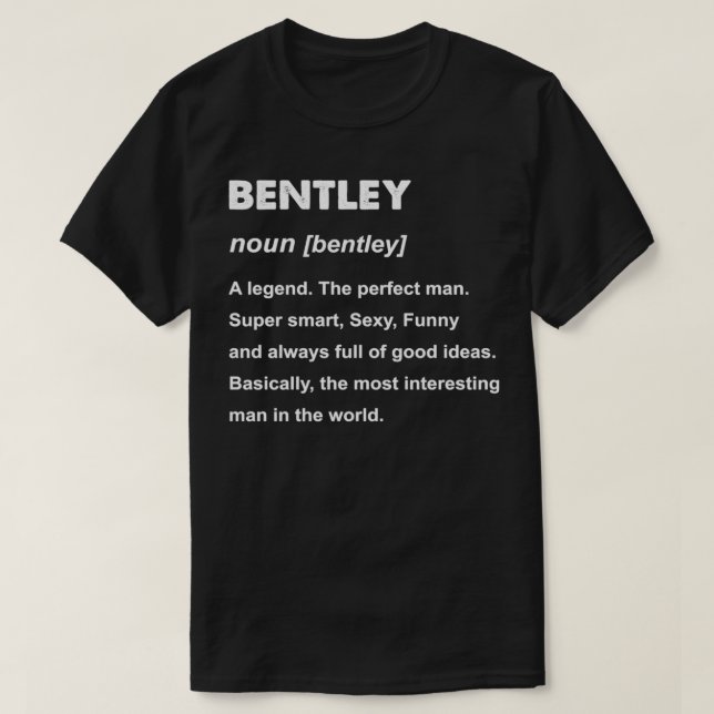Bentley Name Gift Pullover (Frente do Design)
