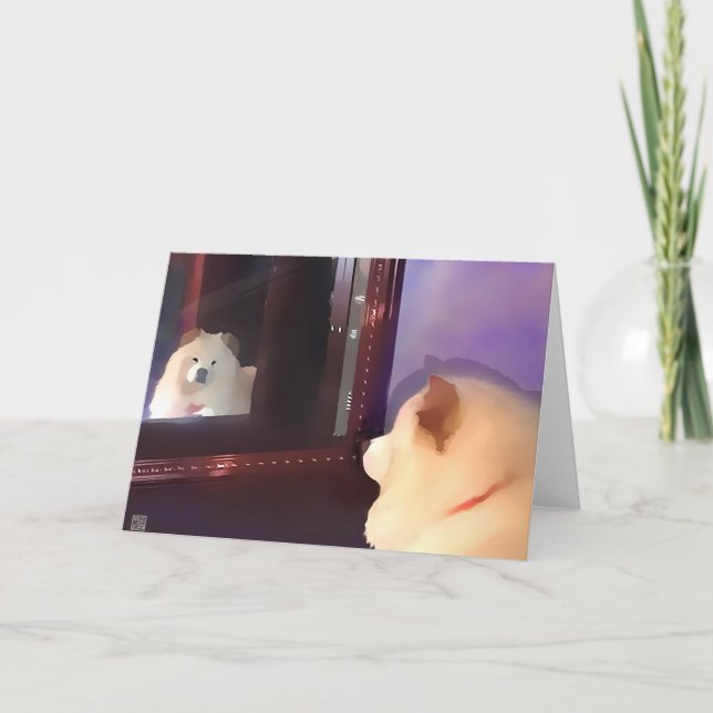 BENZI- cartão de vaca ARTdog (Frente)