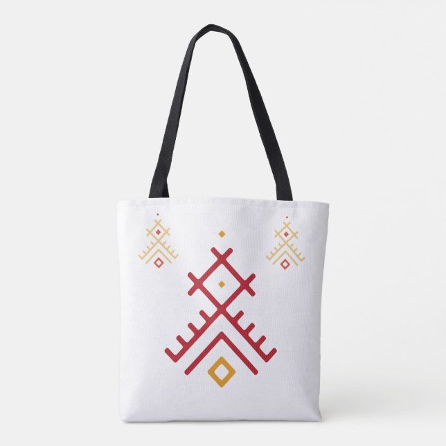 Berber tatoo pattern #2 Tote bag (Verso)