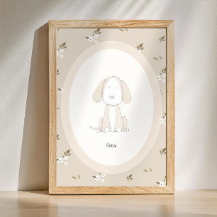 Berçário de Nome de Bebê Personalizado - Poster de