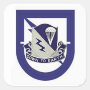 Beret Flash/DUI 1rua Bn 507th Adesivos de infantar