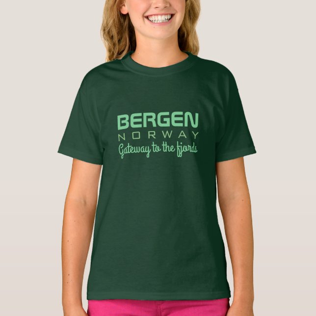 BERGEN Noruega camisas e jaquetas (Frente)