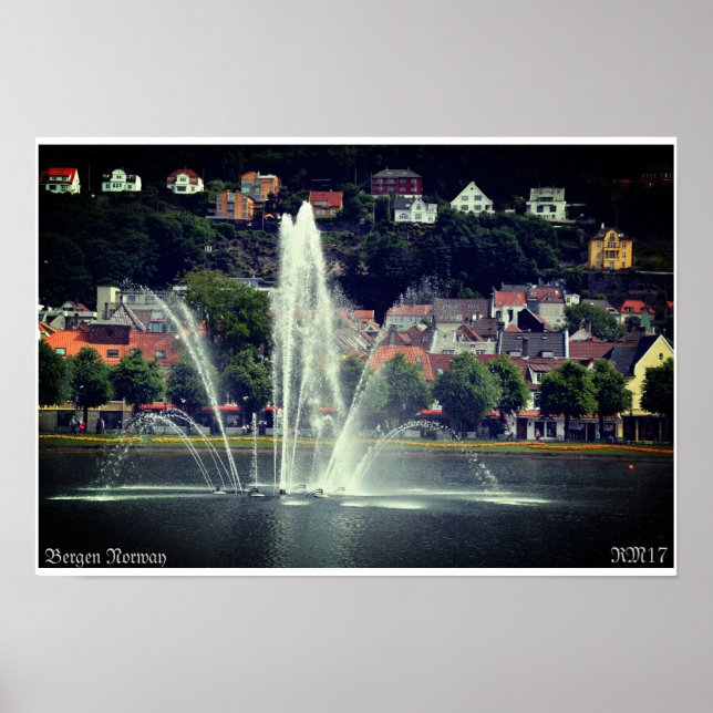 #Bergen #Norway Poster (Frente)