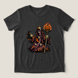 Beringela Feiticeiro Sombrio Halloween — Assustado