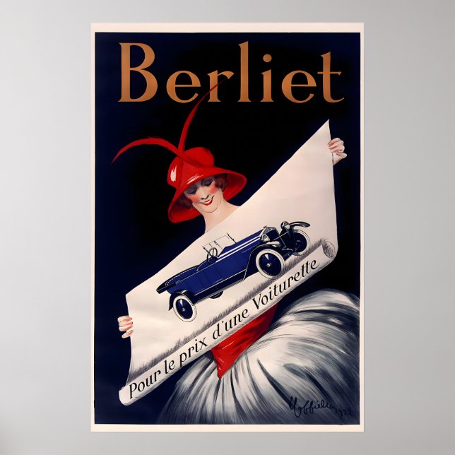 Berliet - Impressões de Cartazes de Auto (Frente)